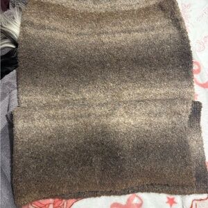 Vici Brown Tan Skirt Set